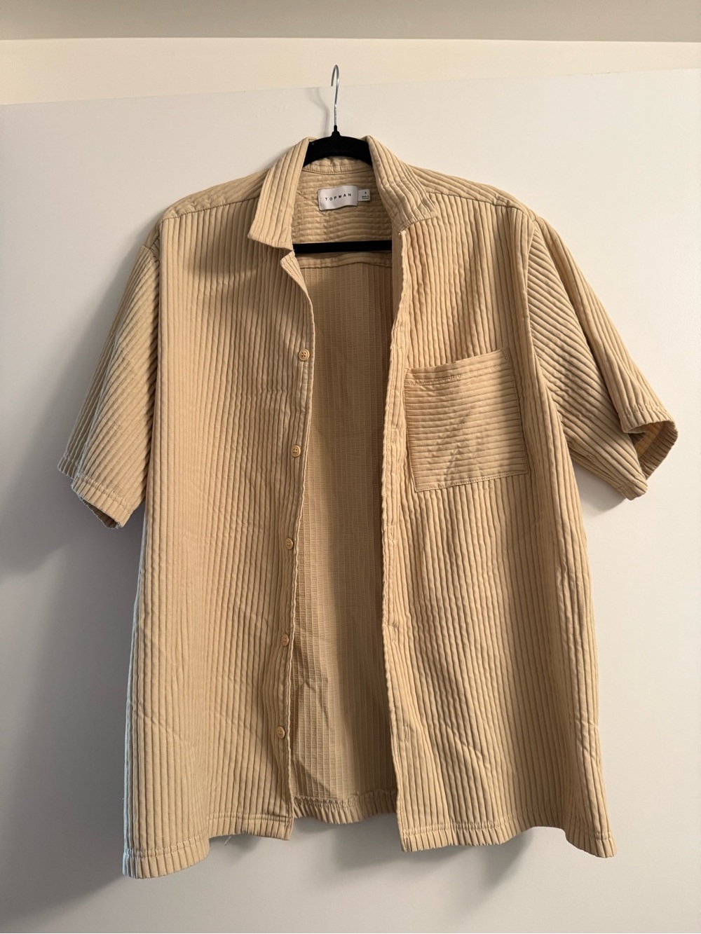 Beige Flowy Top